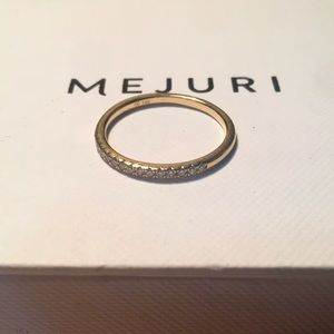 Mejuri -Diamonds Team Ring- size7